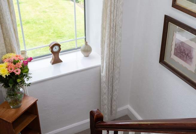 Even the staircase has fantastic views.