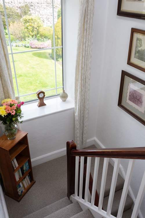Even the staircase has fantastic views.