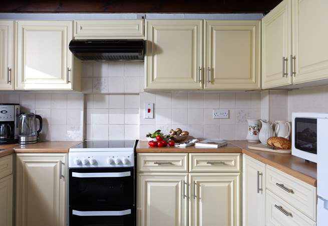 The country kitchen gives plenty of opportunity to cook a Yorkshire feast.