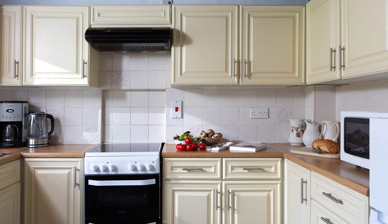 The country kitchen gives plenty of opportunity to cook a Yorkshire feast.