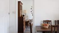 The house flows through to the sitting-room.