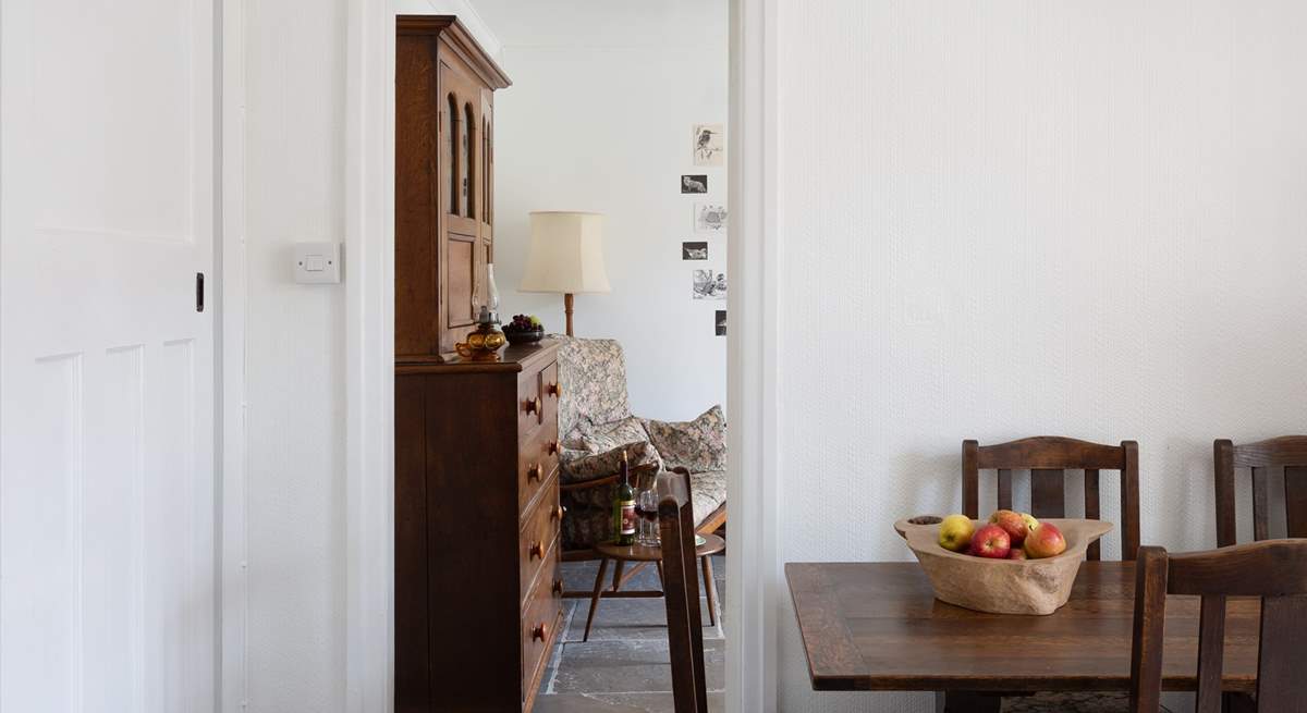 The house flows through to the sitting-room.