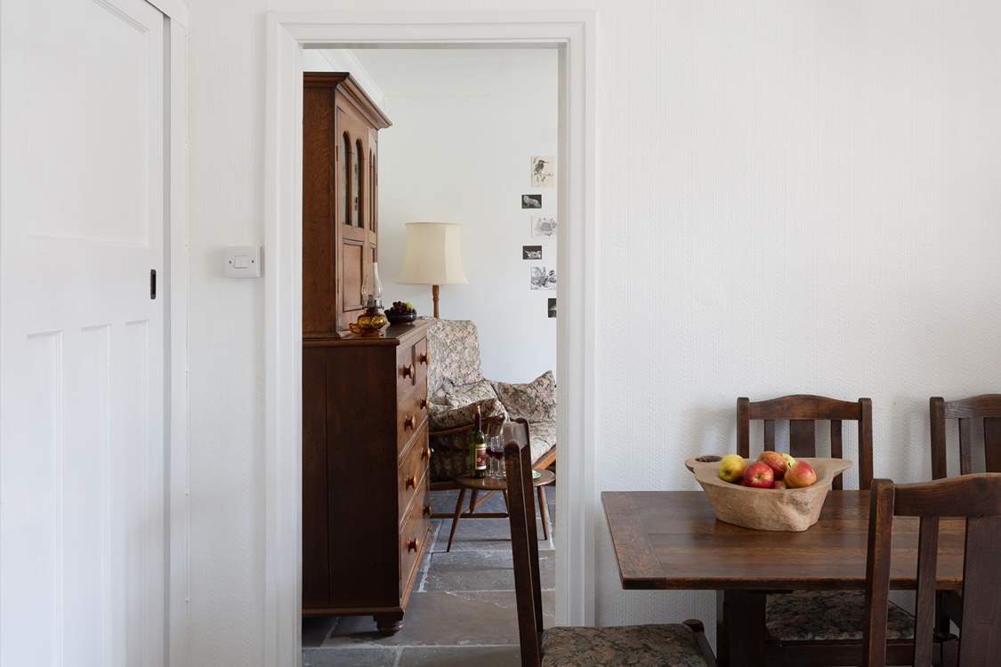 The house flows through to the sitting-room.
