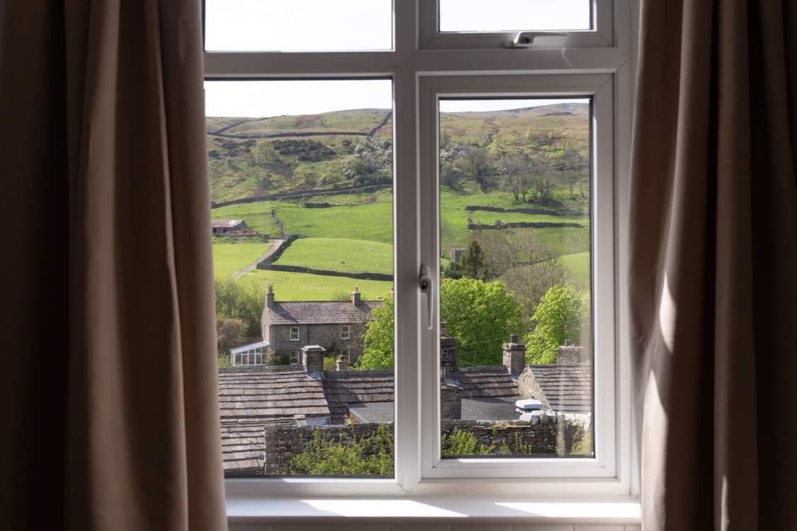 View over the rooftops of Muker.