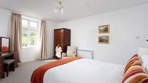 Choose one of three lovely bedrooms.