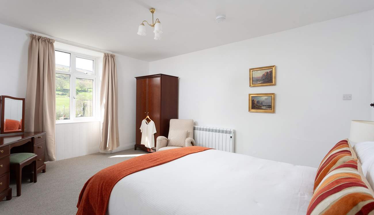 Choose one of three lovely bedrooms.