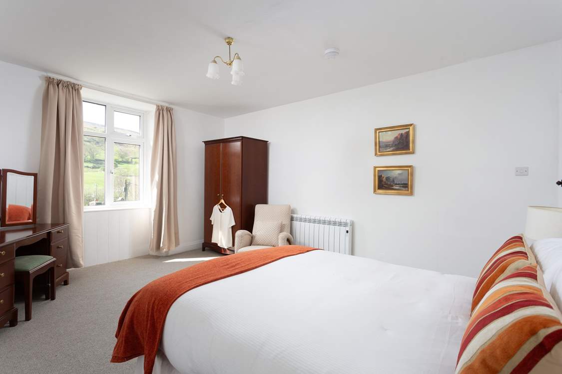 Choose one of three lovely bedrooms.