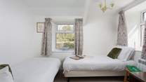 The twin bedroom is ideal for the younger ones among you.