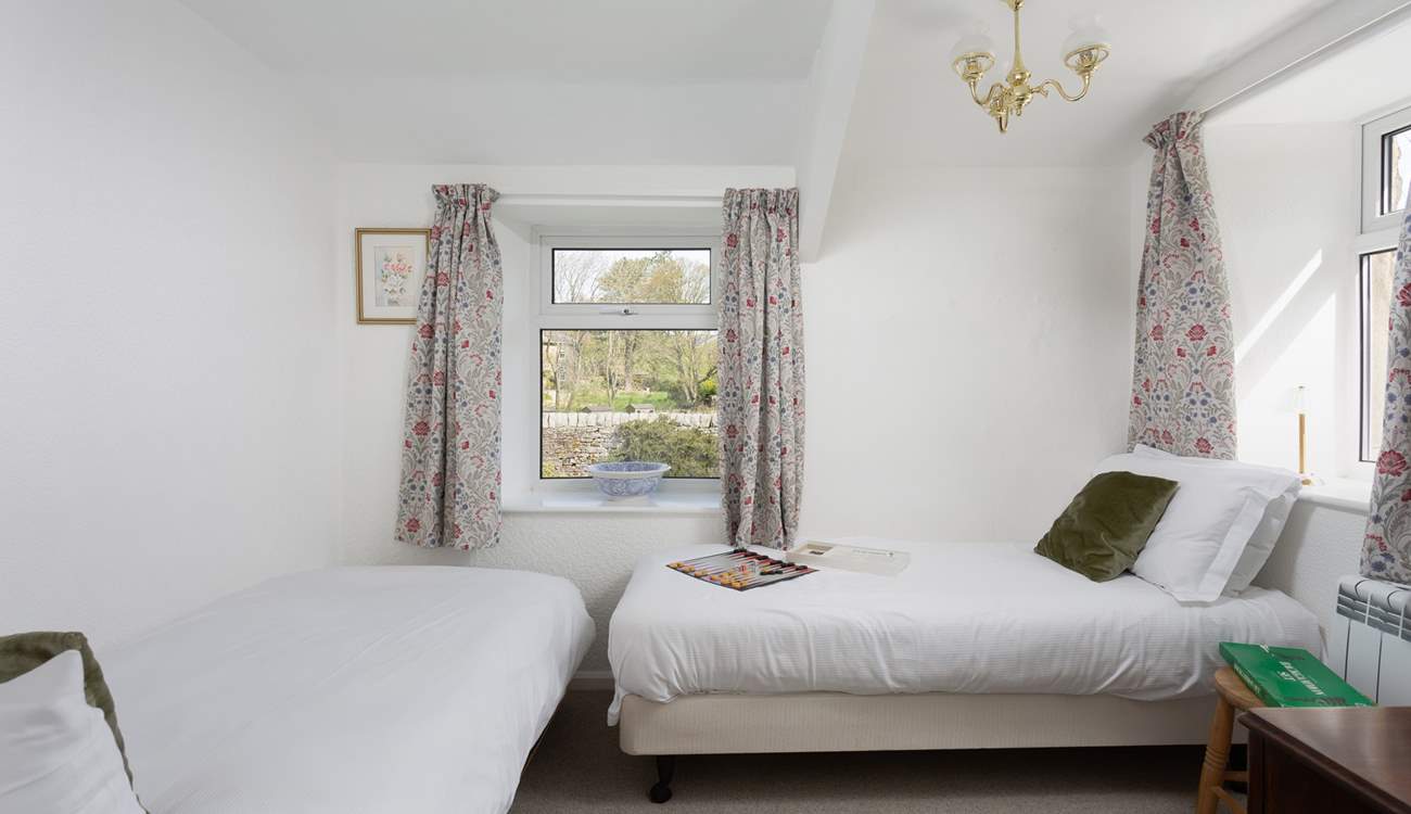 The twin bedroom is ideal for the younger ones among you.