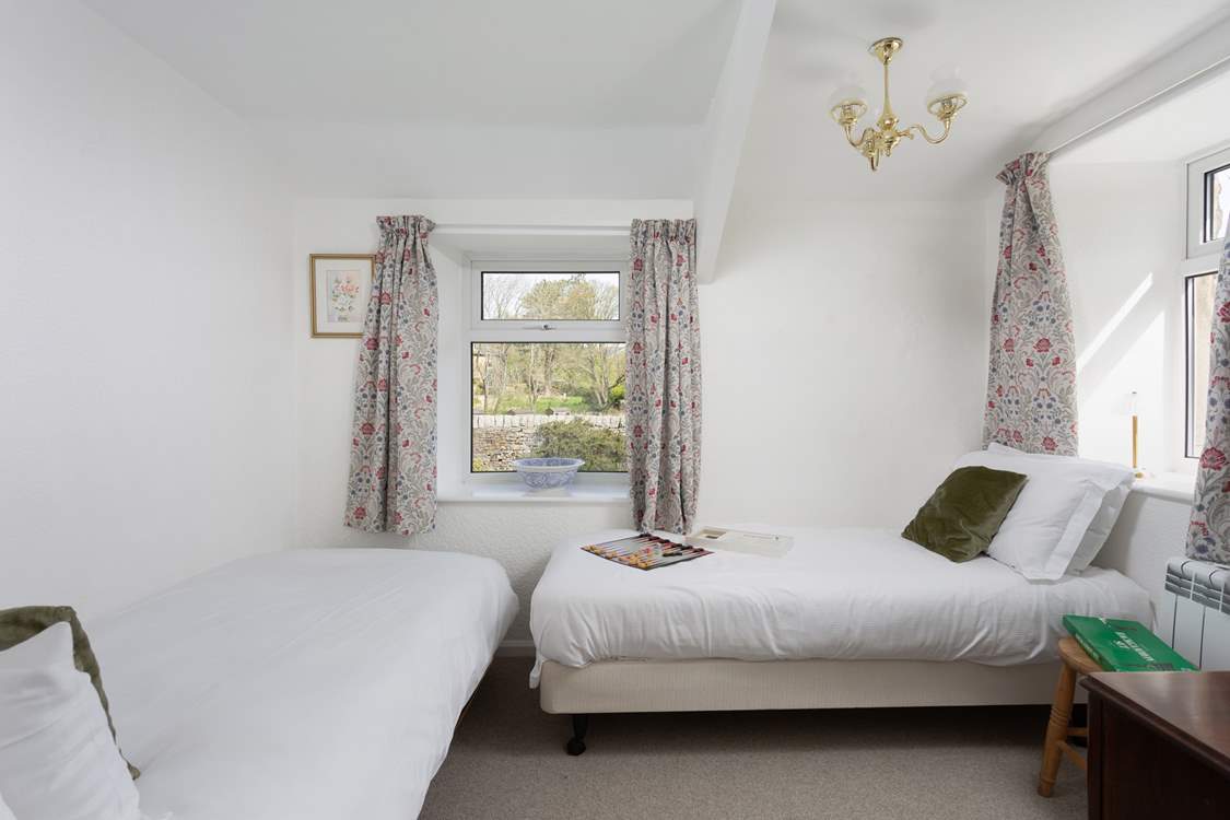 The twin bedroom is ideal for the younger ones among you.