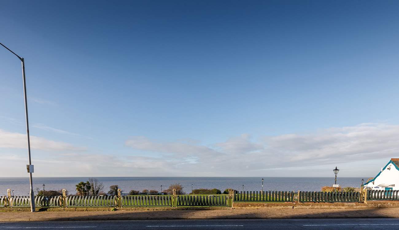 Enjoy the fabulous views just across the road from The Garden Flat.