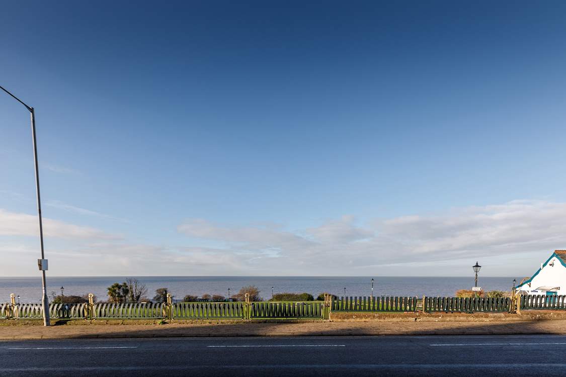 Enjoy the fabulous views just across the road from The Garden Flat.