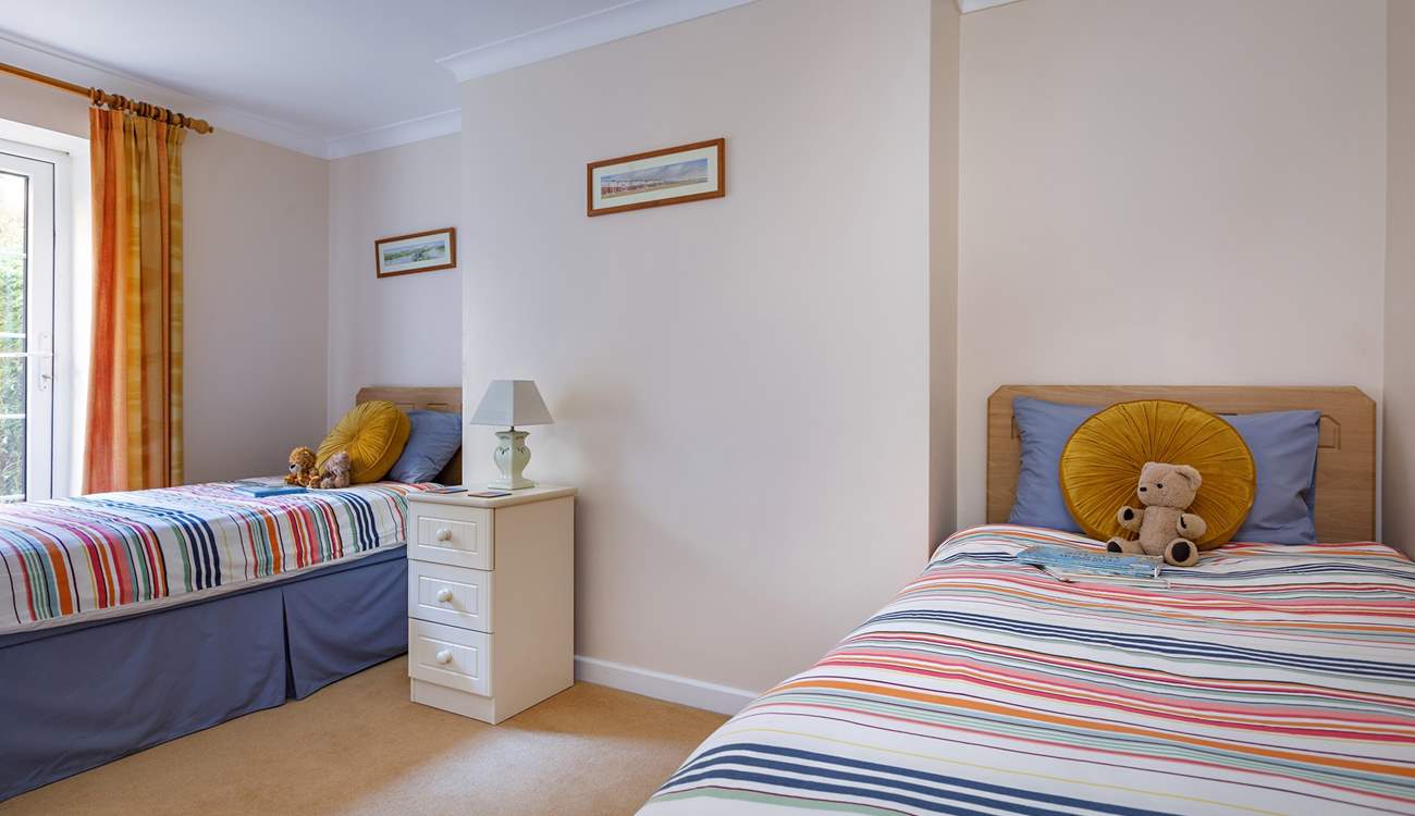 The large twin-room; ideal for adults or children.