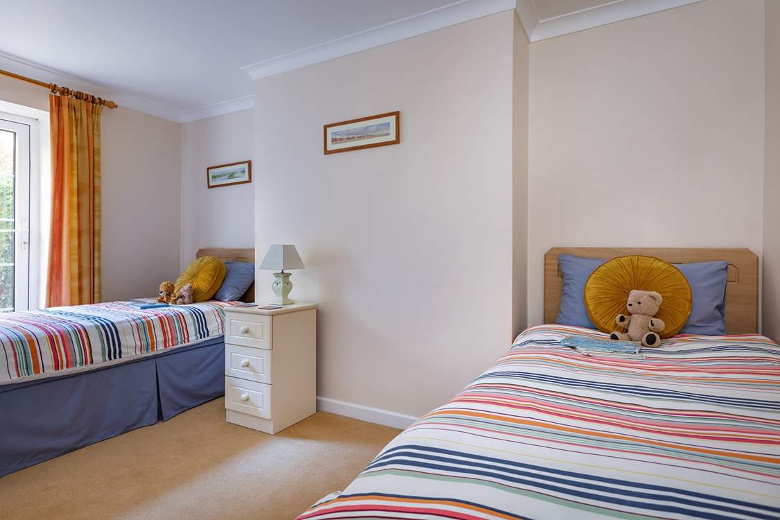 The large twin-room; ideal for adults or children.