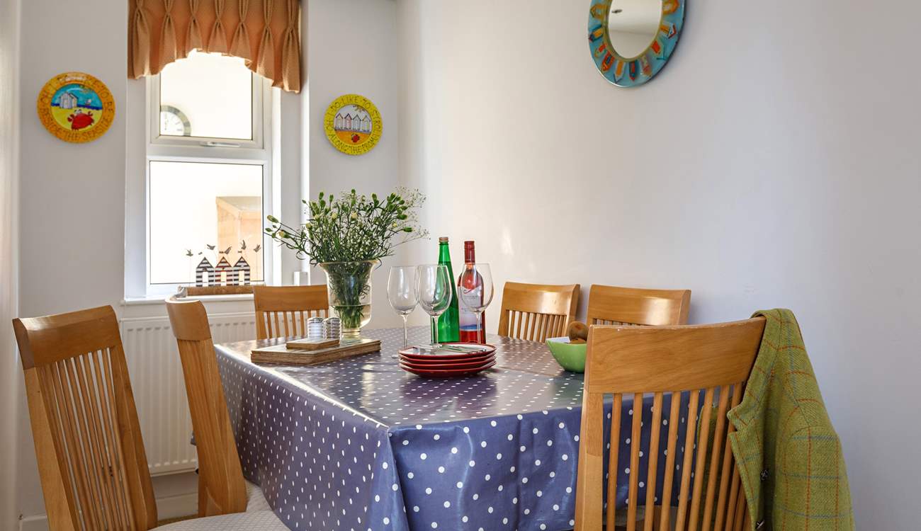 Enjoy sociable meals around the table.