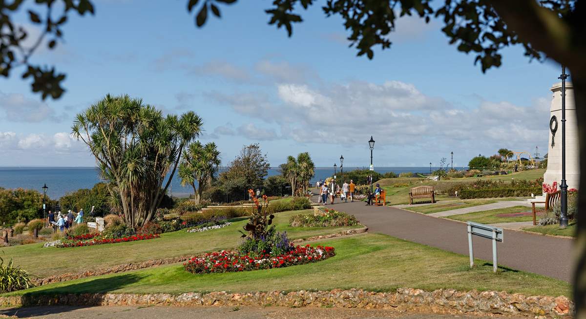 A hop, skip and a jump to the esplanade gardens.