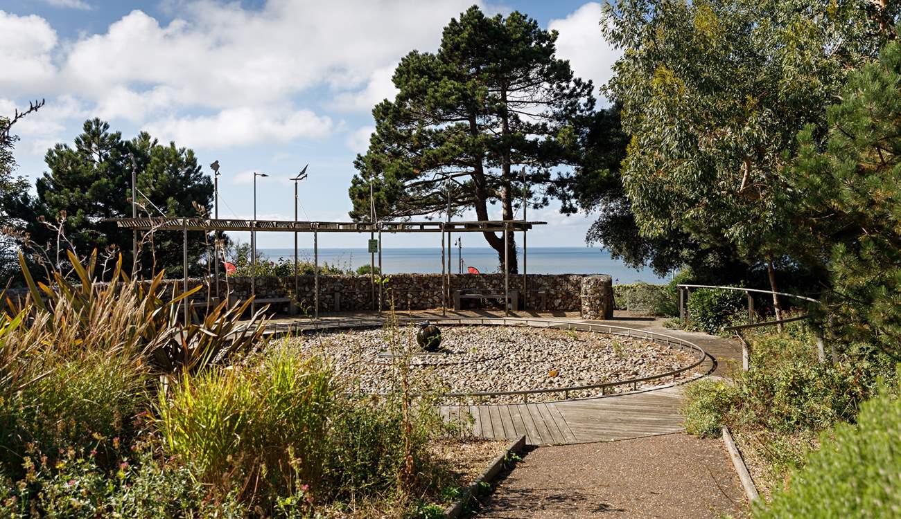 Take a gentle stroll to the Sensory Gardens nearby.