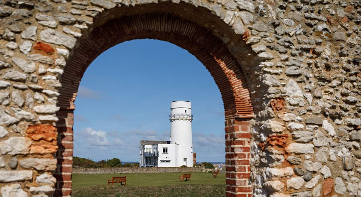 Hunstanton Lighthouse, just a few minutes walk from The Garden Flat.