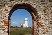 Hunstanton Lighthouse, just a few minutes walk from The Garden Flat.