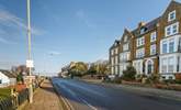 Far left of the row is The Garden Flat on the lower ground floor, image shown looking towards Old Hunstanton. - Thumbnail Image