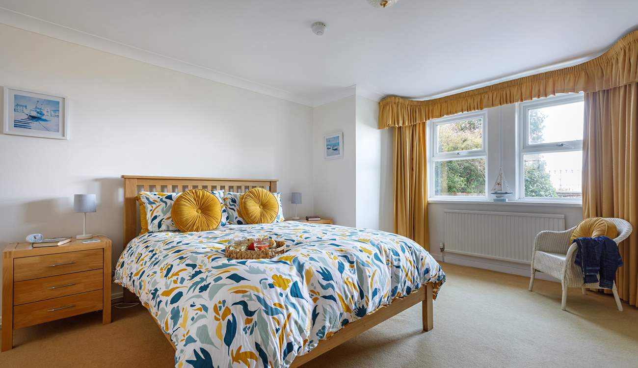 The bedrooms are beautifully furnished.