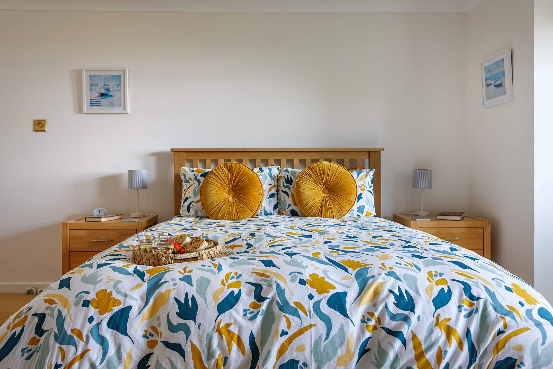 Plenty of space in the main bedroom, enjoy breakfast in bed!