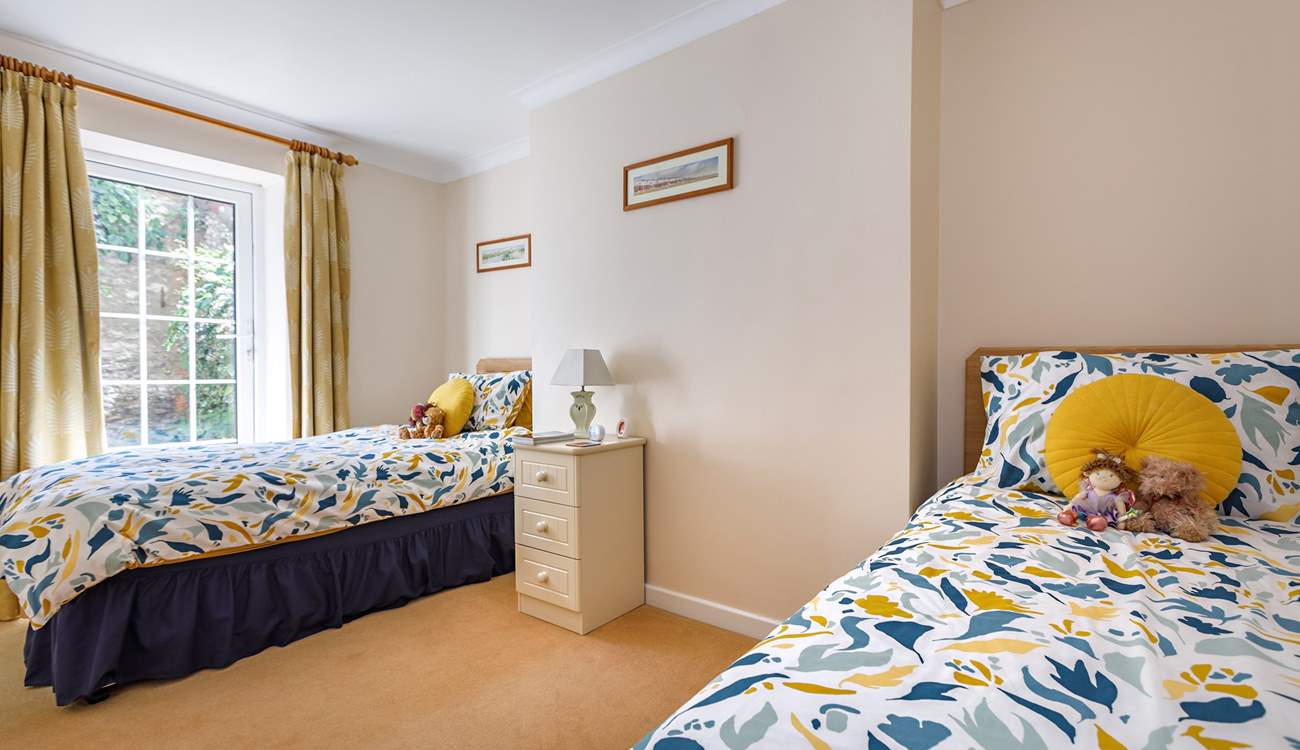 The large twin-room; ideal for adults or children.