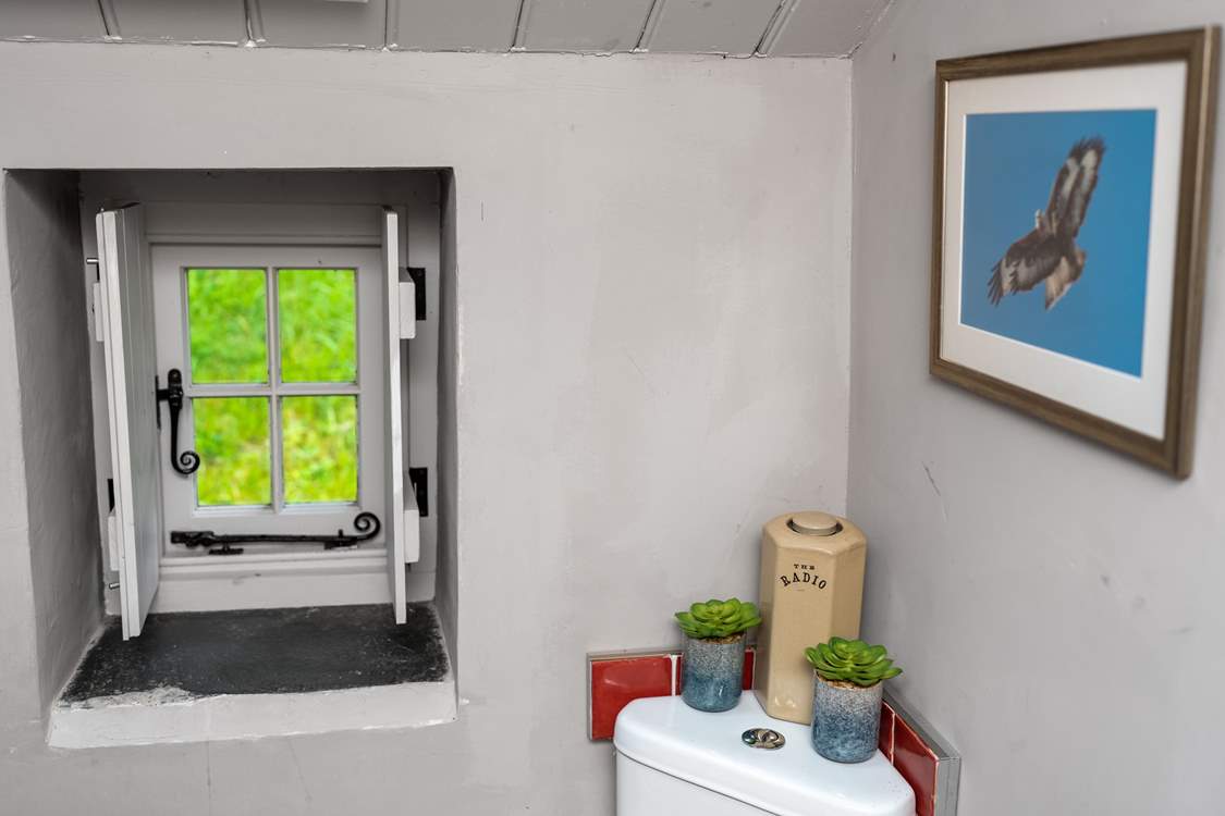Peep through the darling cottage windows.