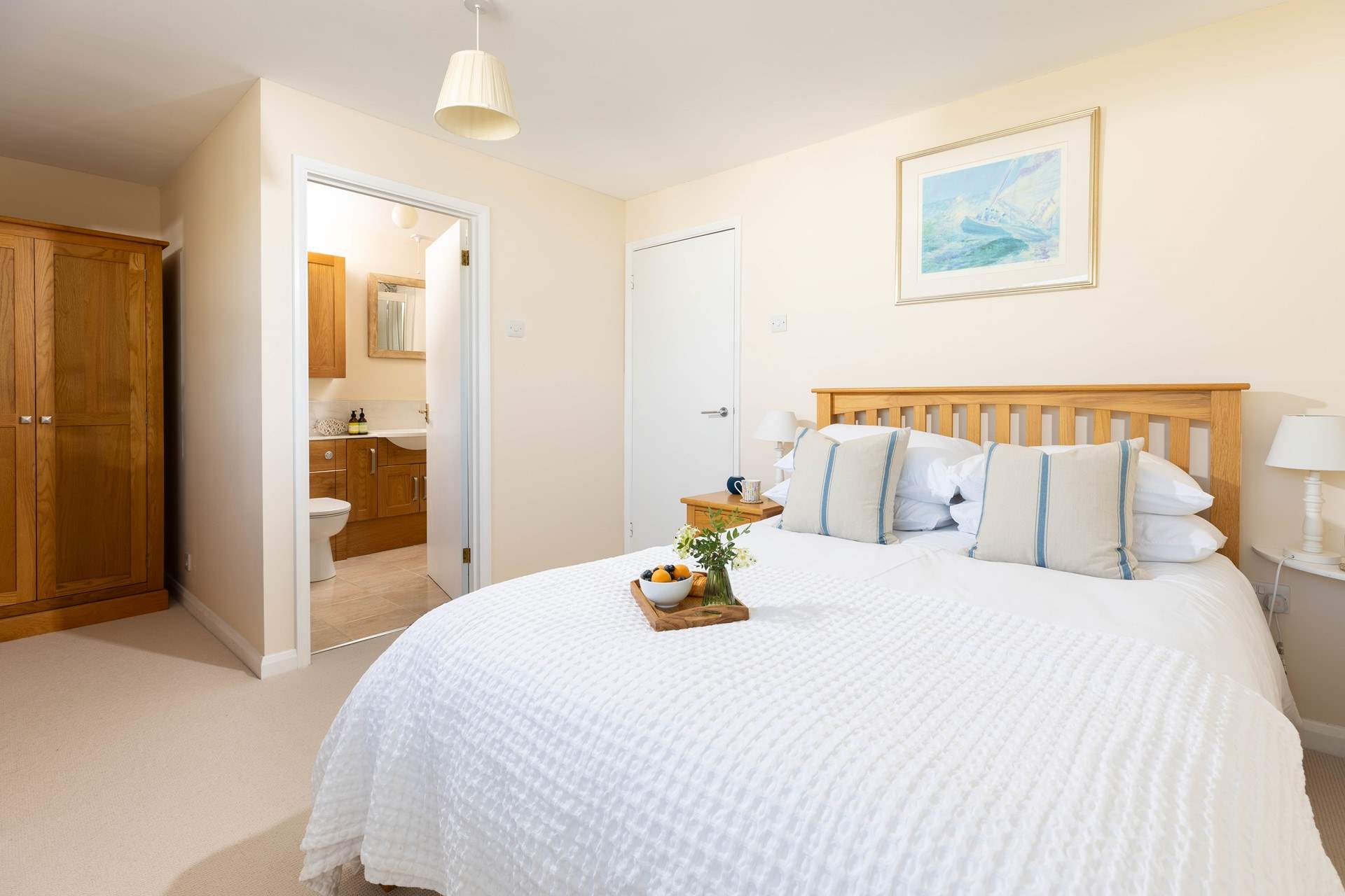 Bedroom 1 has a lovely double bed and en suite shower-room.