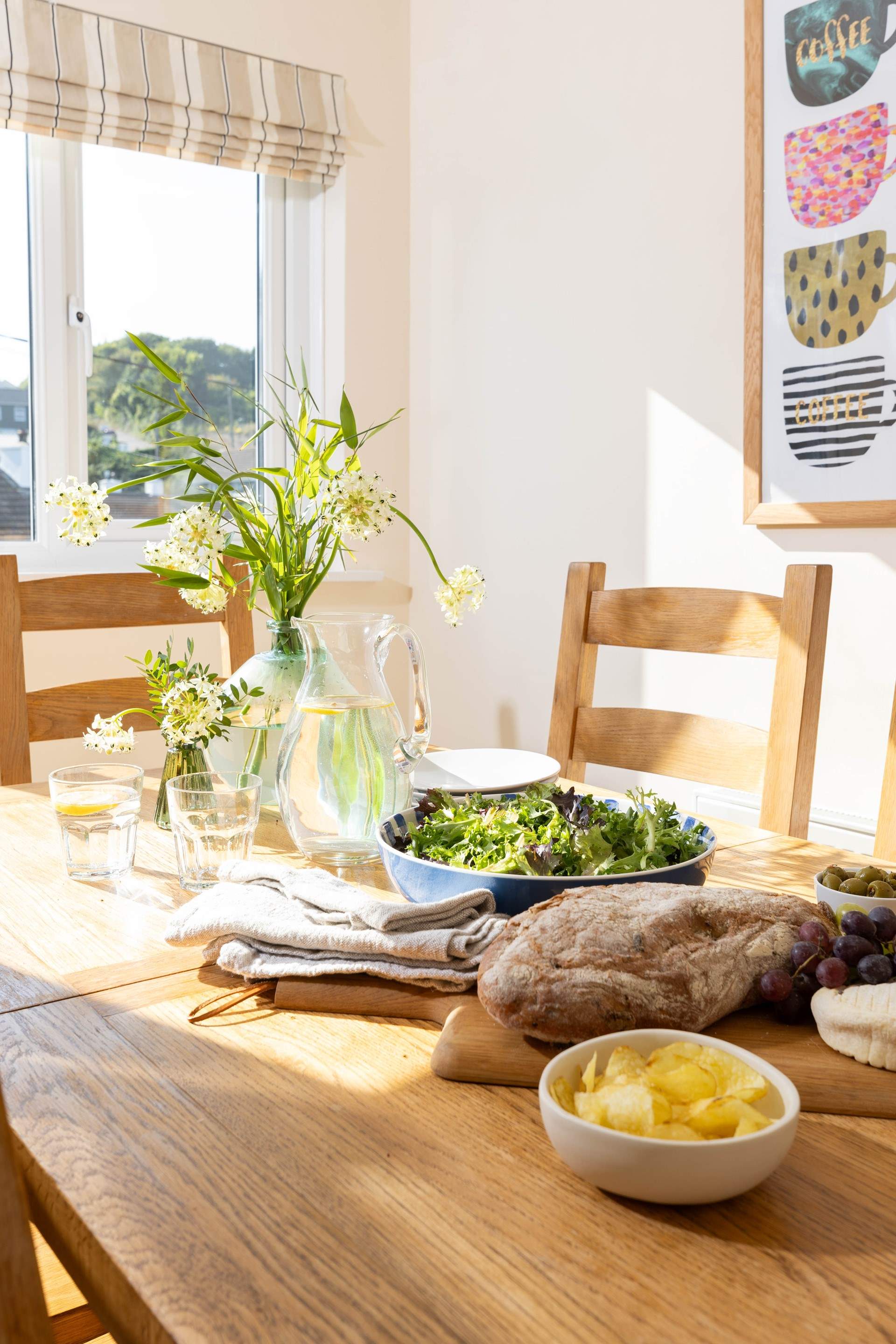 Enjoy a delicious lunch together before heading out to explore.