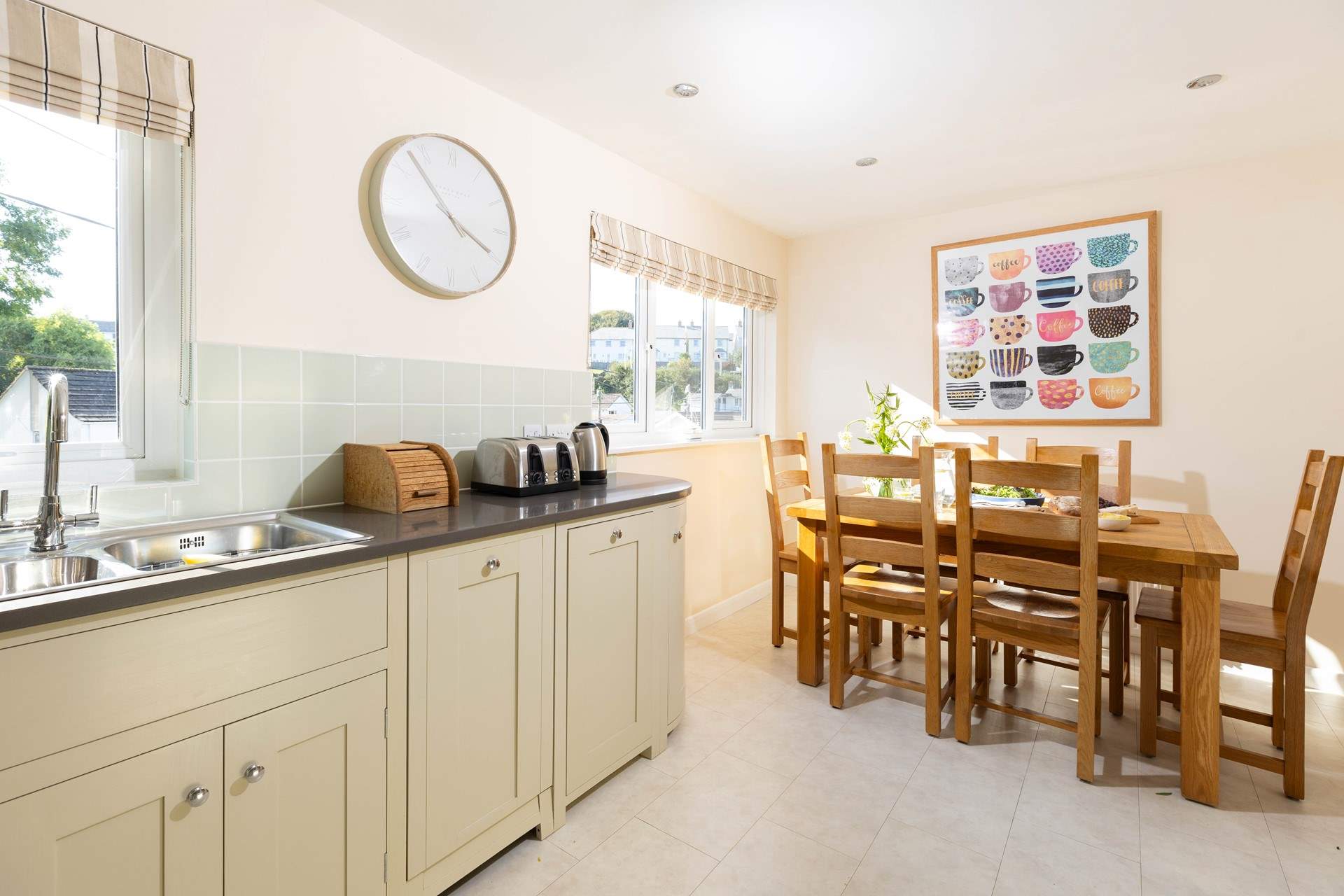 The perfect space to discuss the day's upcoming adventures.