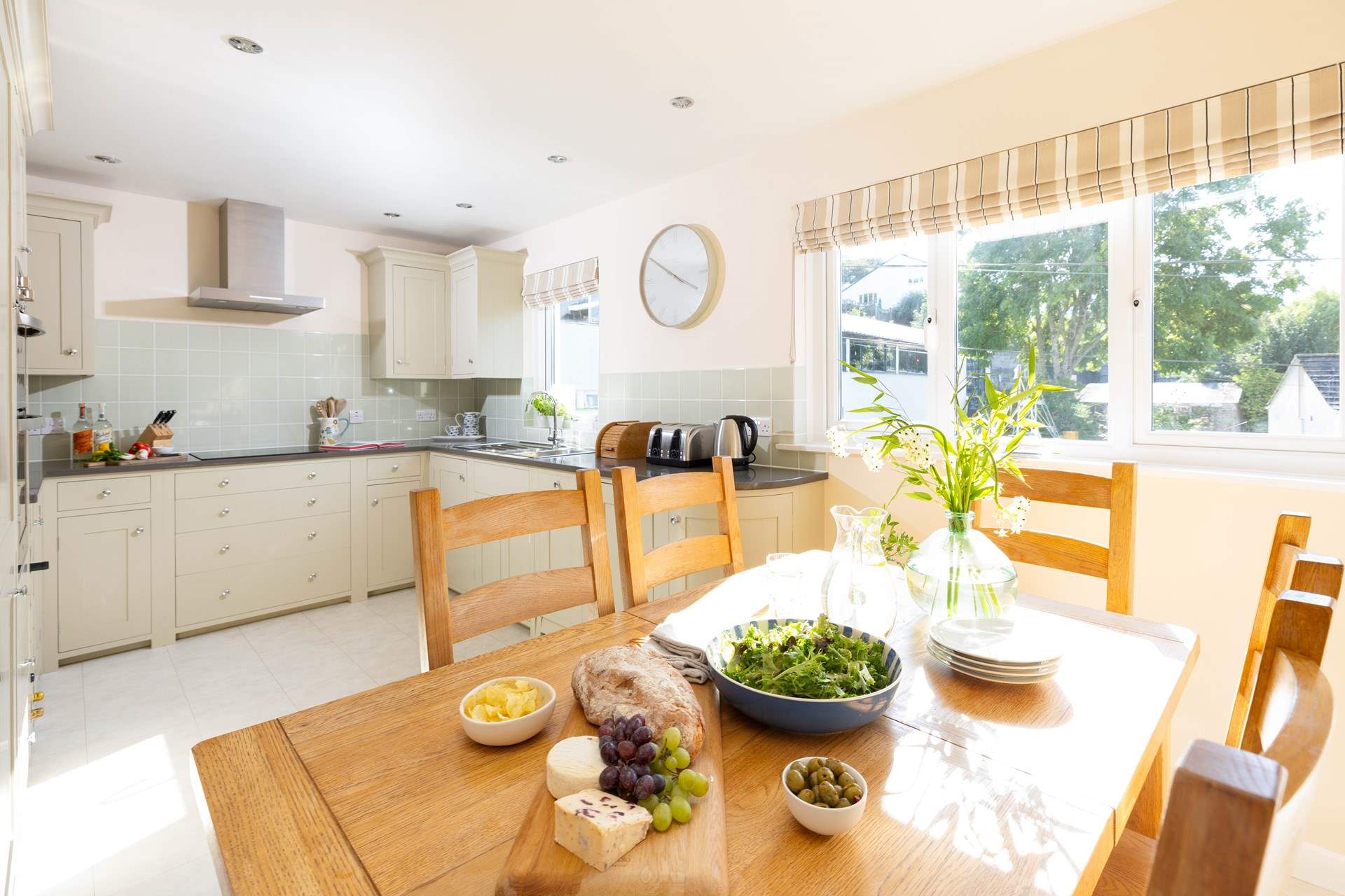 The kitchen/diner is a lovely space to share a home cooked meal with the family.