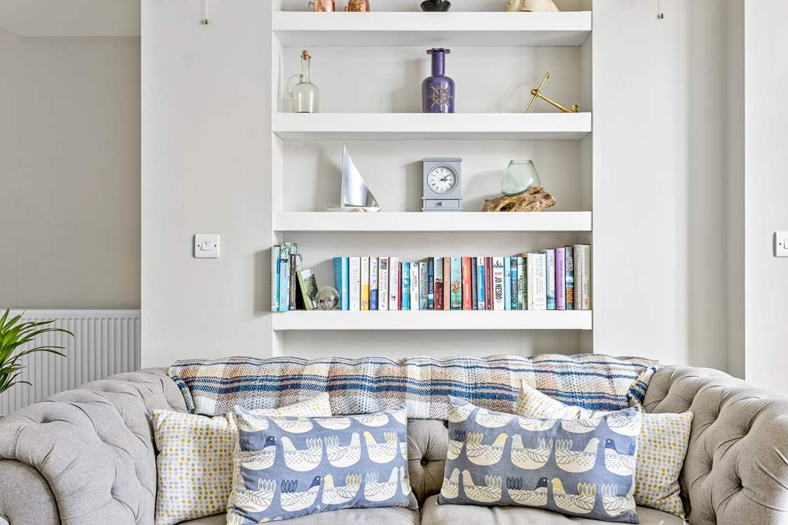 Curl up on the sofa and lose yourself in the pages of a good book.