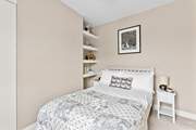 There's a choice of three bedrooms at Iva Cottage.