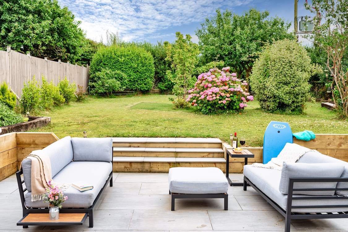 Spend time in the pretty enclosed garden.