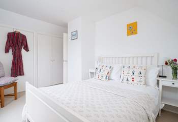 Sweet dreams in the double room on the first floor. 