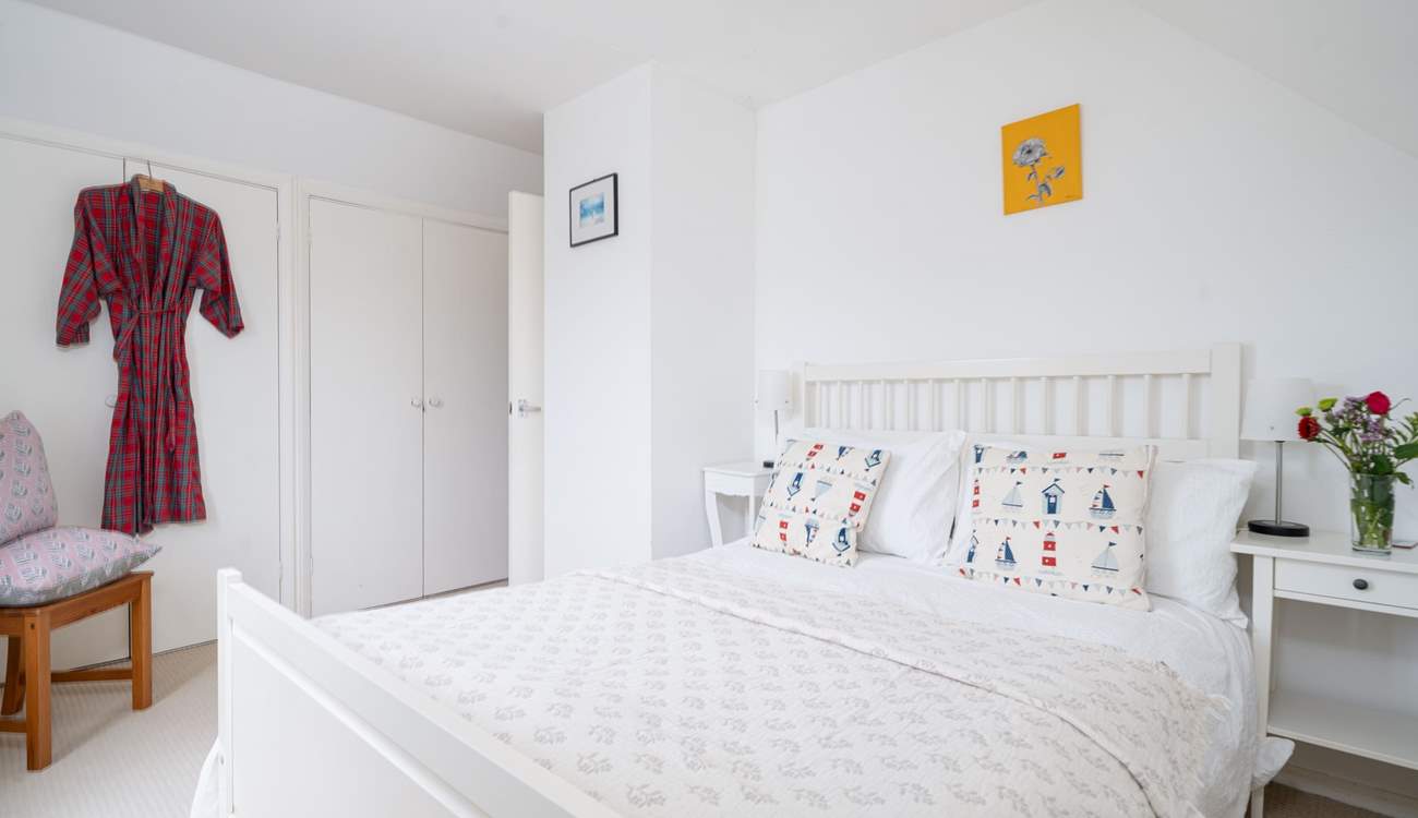 Sweet dreams in the double room on the first floor. 