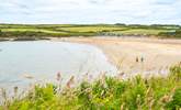 The golden sands and crystal sea at West Angle Beach is just down the road. Children will love exploring the rock pools.  - Thumbnail Image