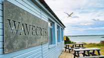 Take in the stunning views from the beach side cafe. Perfect for lunch or takeaways. 