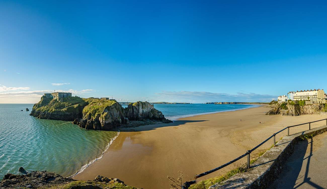 Choose the colourful, vibrant seaside town of Tenby for a glorious beach day, or trip to Caldey Island, followed by dinner in one of the many good eateries. 