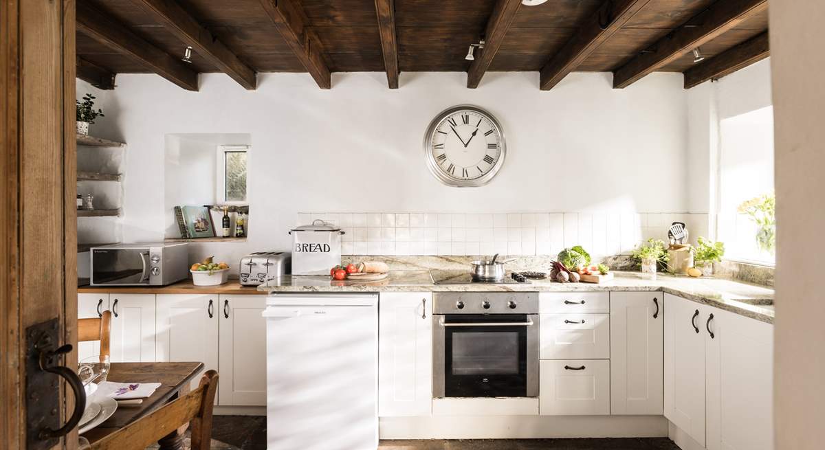 This kitchen has everything you will need to cook up a feast.