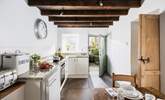 The kitchen leads out into the courtyard. - Thumbnail Image