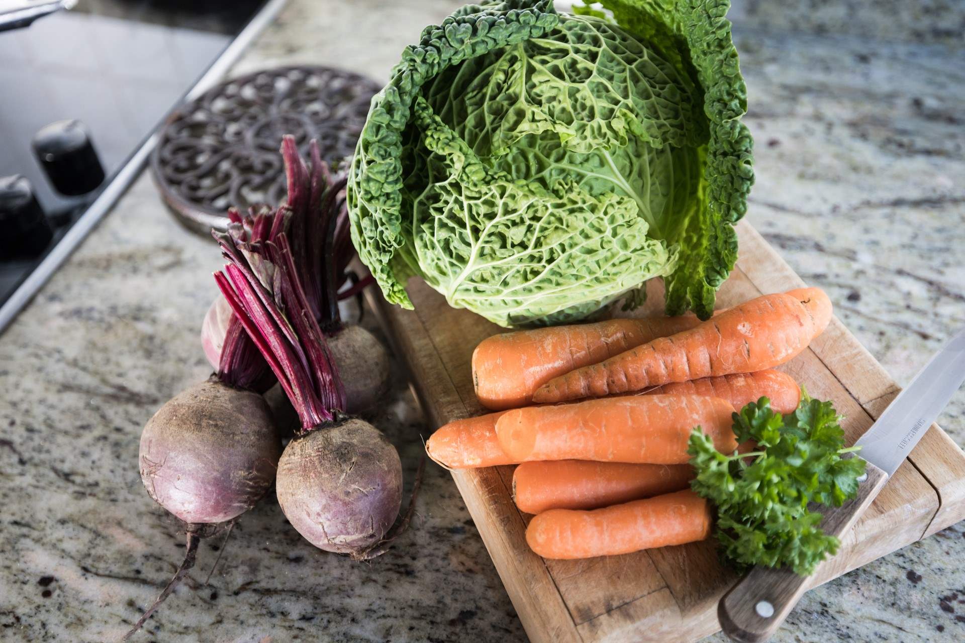 Tempting fresh food.