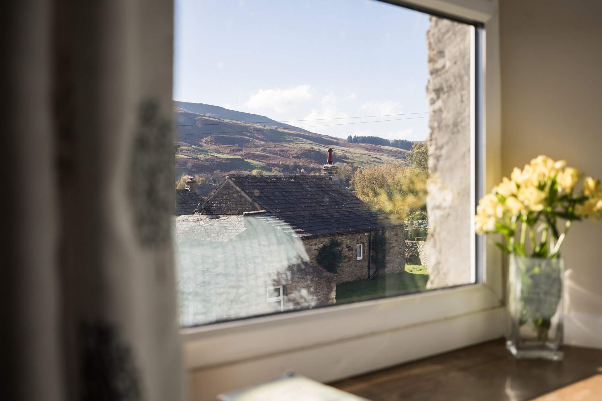 Glory in the view from the bedroom window.