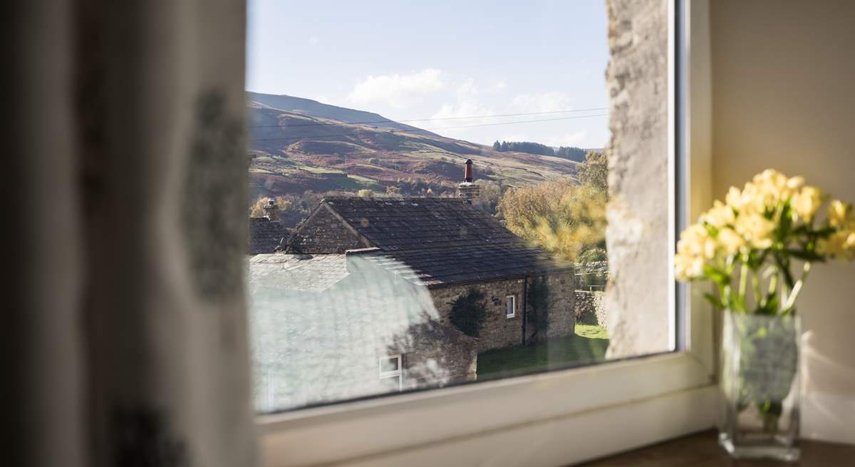 Glory in the view from the bedroom window.