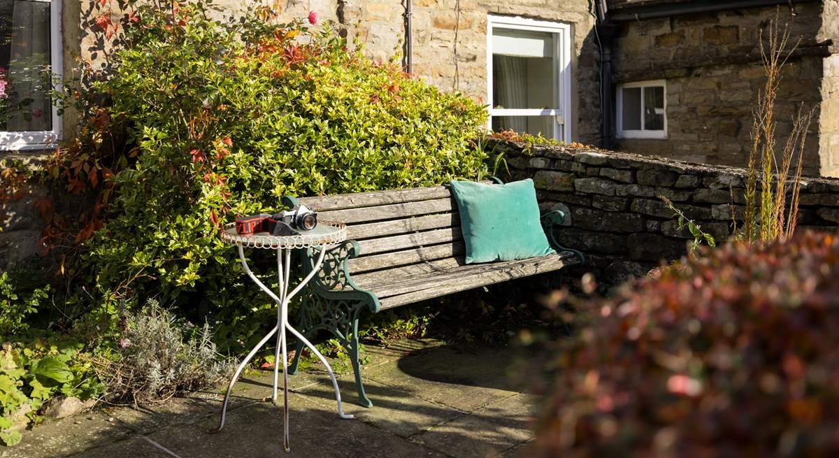 Relax on the bench at the front and watch the world go by.