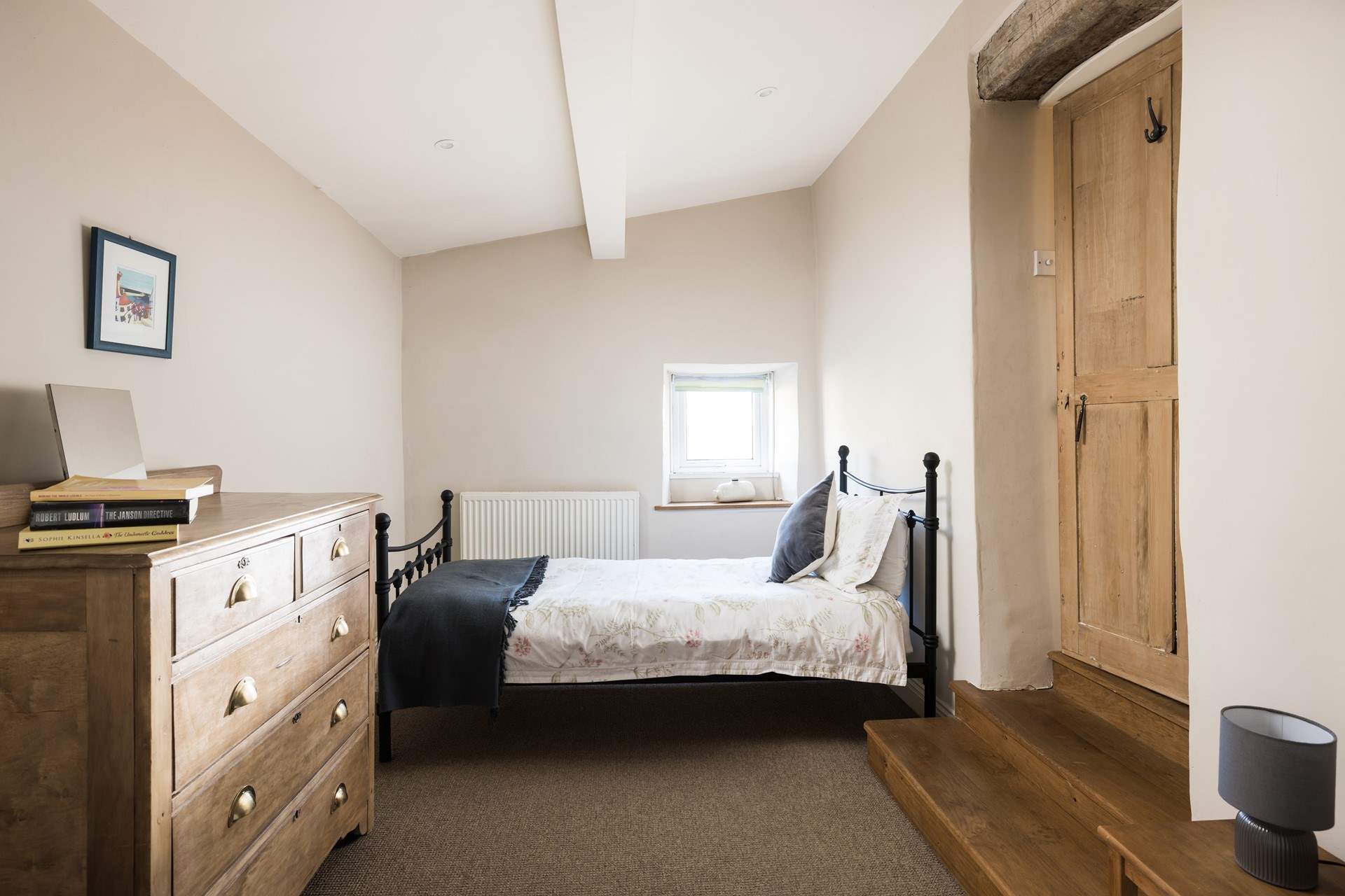 The deep windowsill is a reminder of the age of this property.