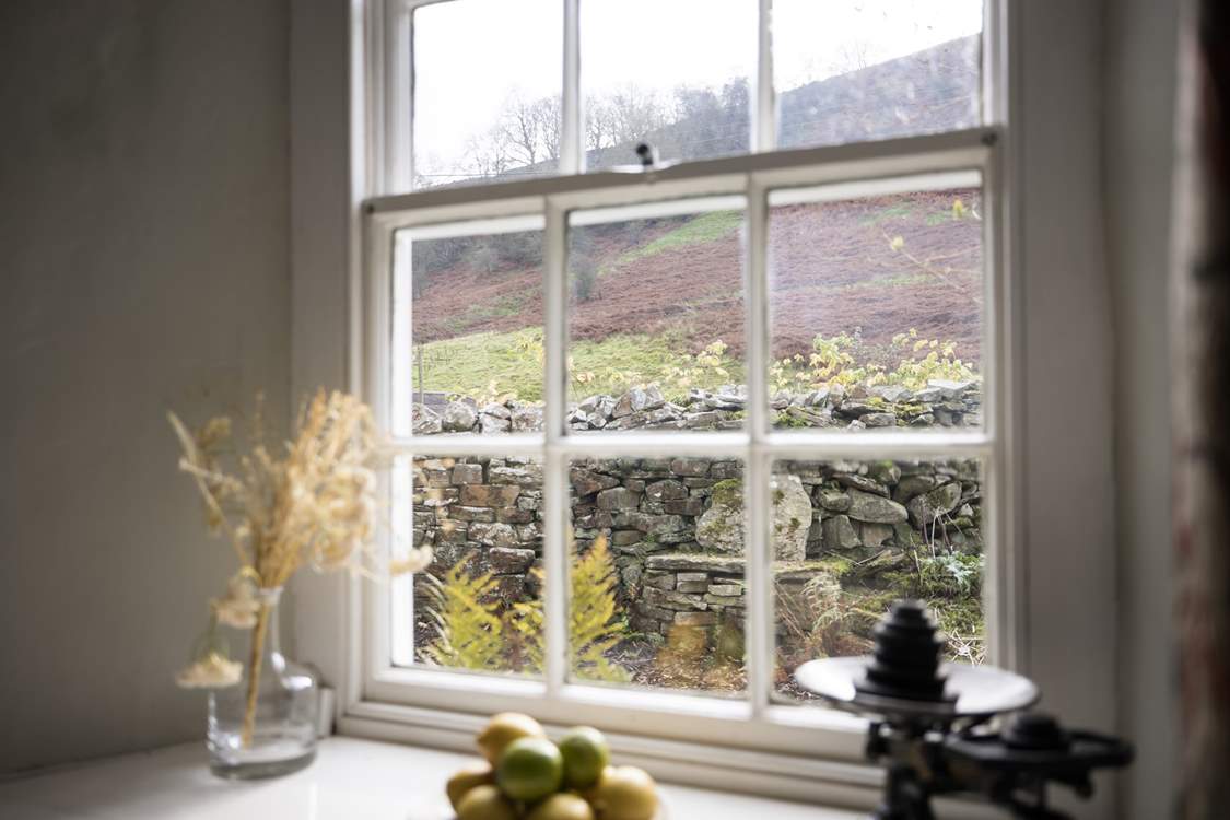 The view from the kitchen window, and what a view!