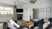 Cosy up in front of the TV.
