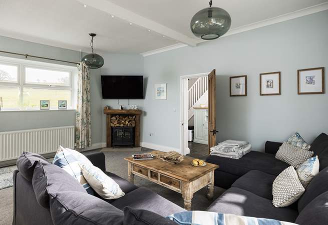 Cosy up in front of the TV.